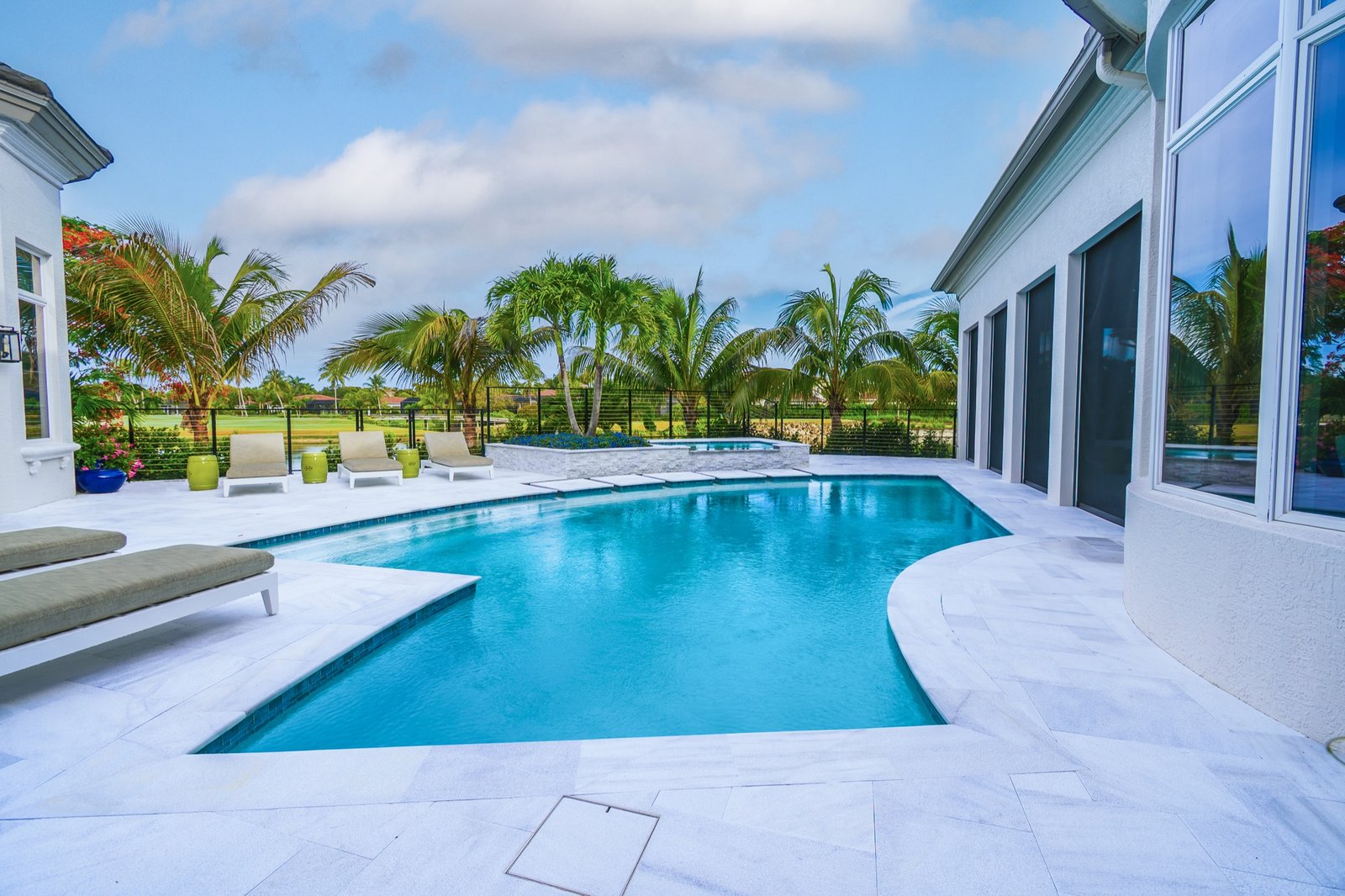 Refined pool angle with bright Southwest Florida light